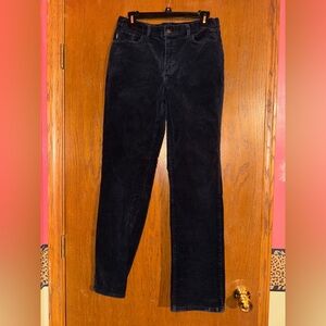 Lauren Ralph Lauren Navy Corduroy Pants